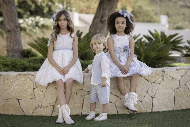 Vestido blanco niña arras