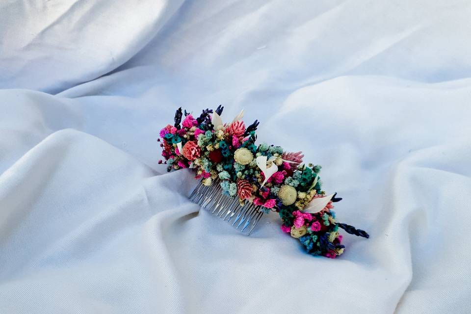 Peina floral novia