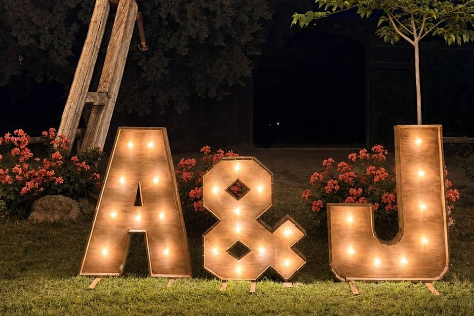 Letras de madera💕