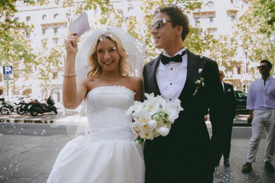 Ramo de Novia orquídeas