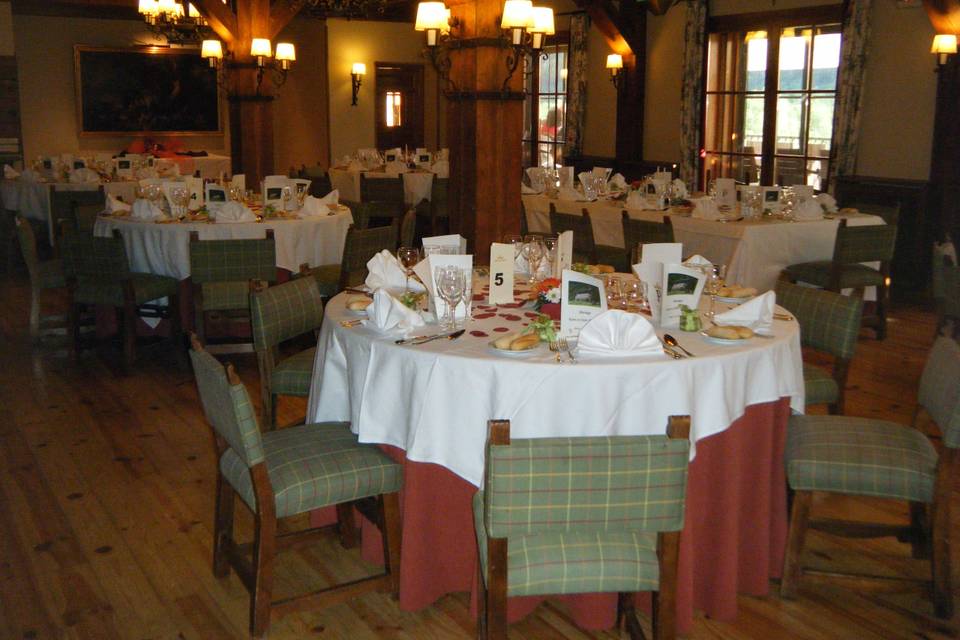 Mesas del restaurante