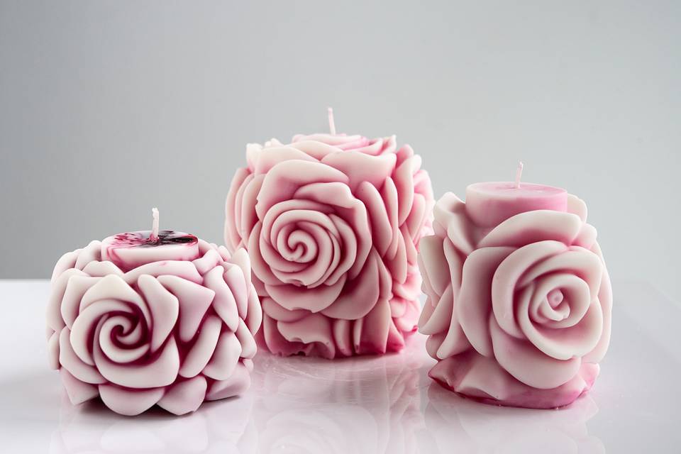 Pilares de rosas