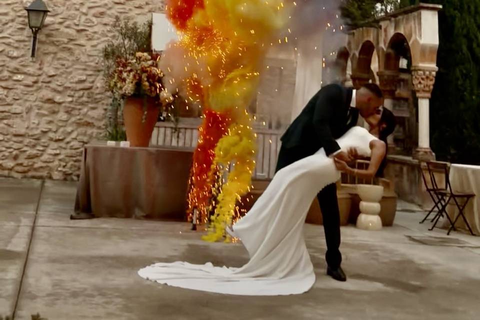 Humo de colores