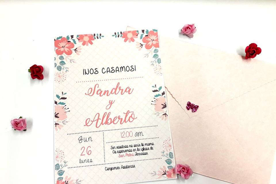 Invitación romántica