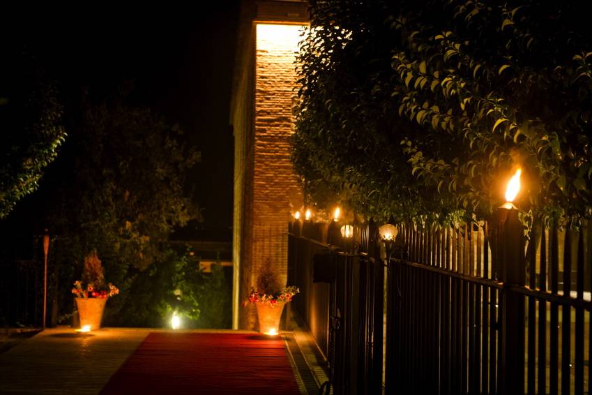 Iluminación velas boda