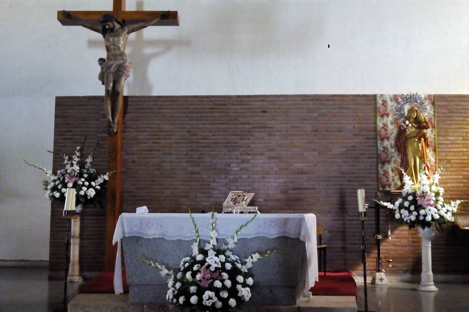 Decoración del altar