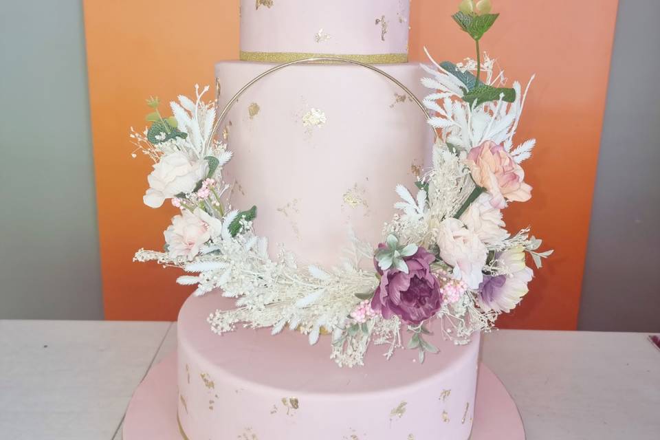 Tarta aro flores