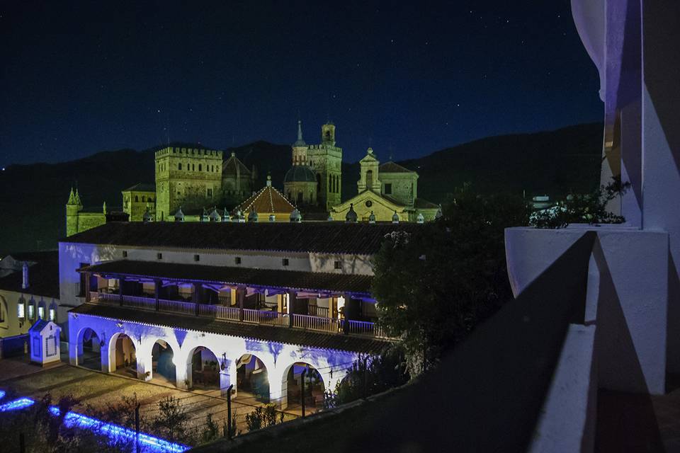 Vista nocturna Parador