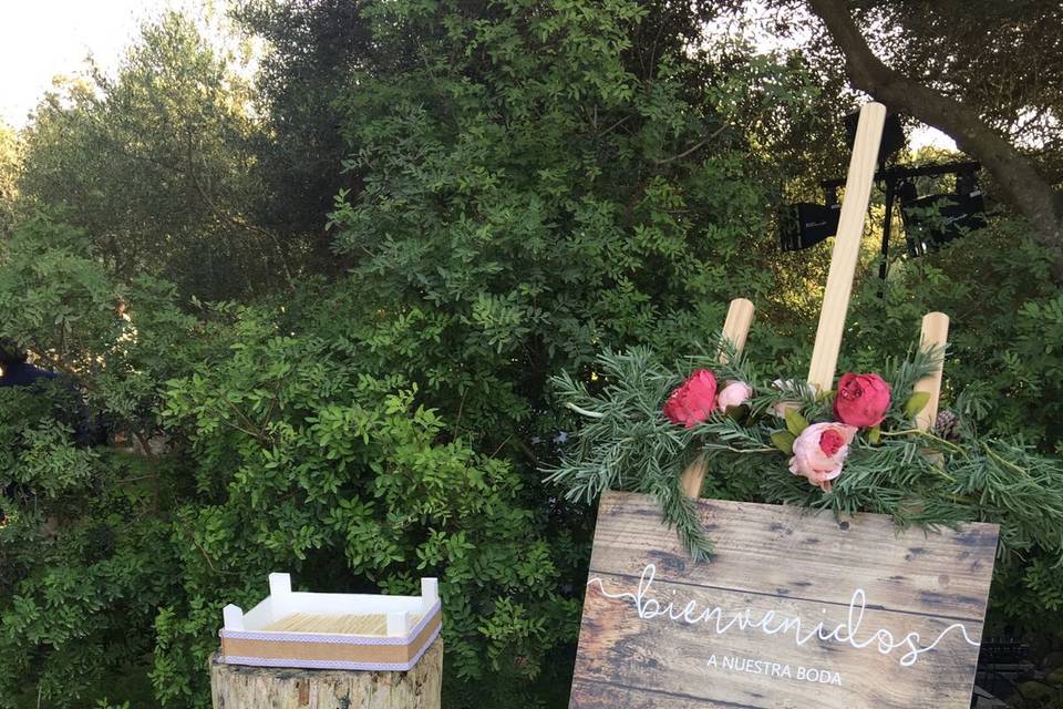 Decoración de boda en menorca