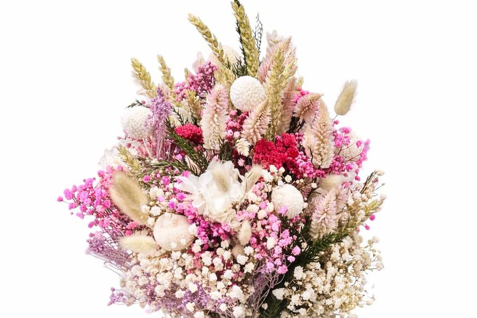 Buque con flor preservada 2
