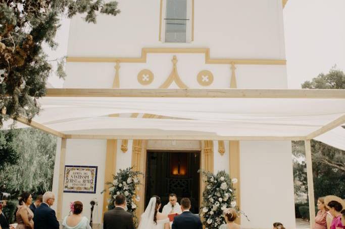 Pérgola para eventos