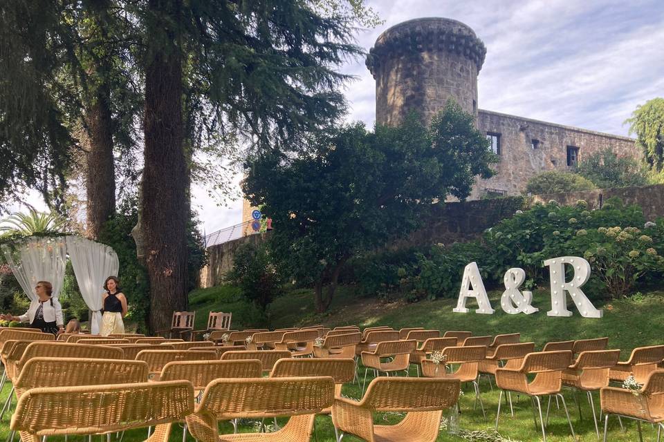 Letras zona de ceremonia