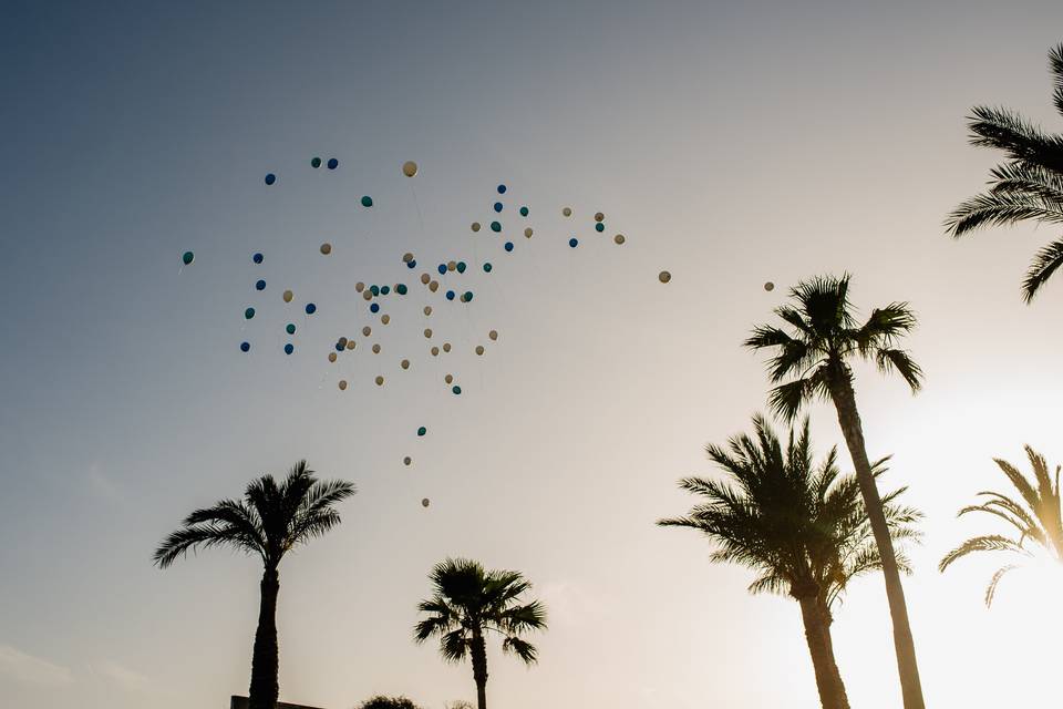 Suelta de globos