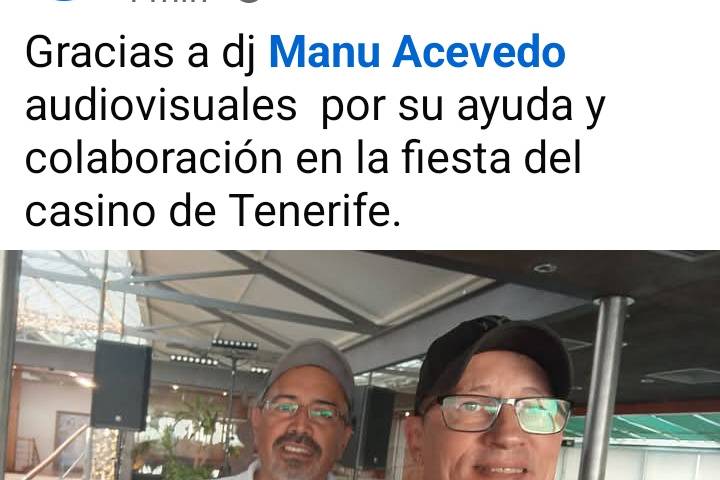 Con mi compi DJ Manu
