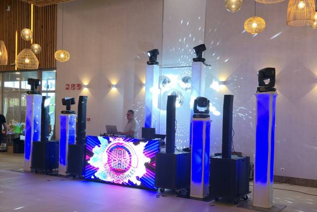 Cabina pantalla led