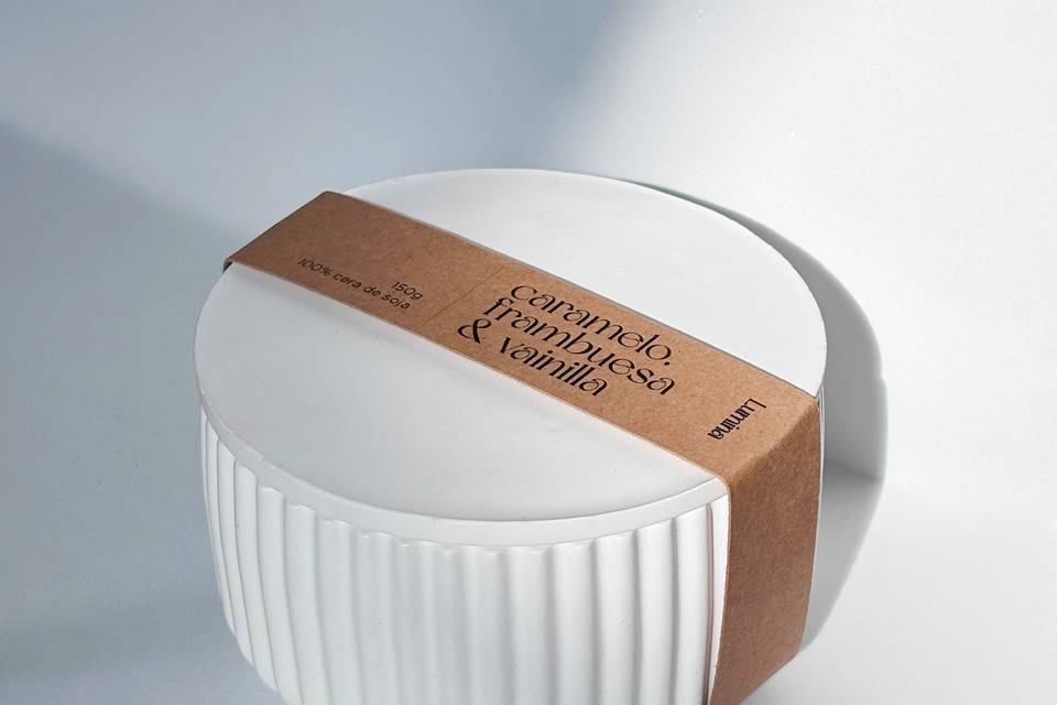 Packaging vela de soja