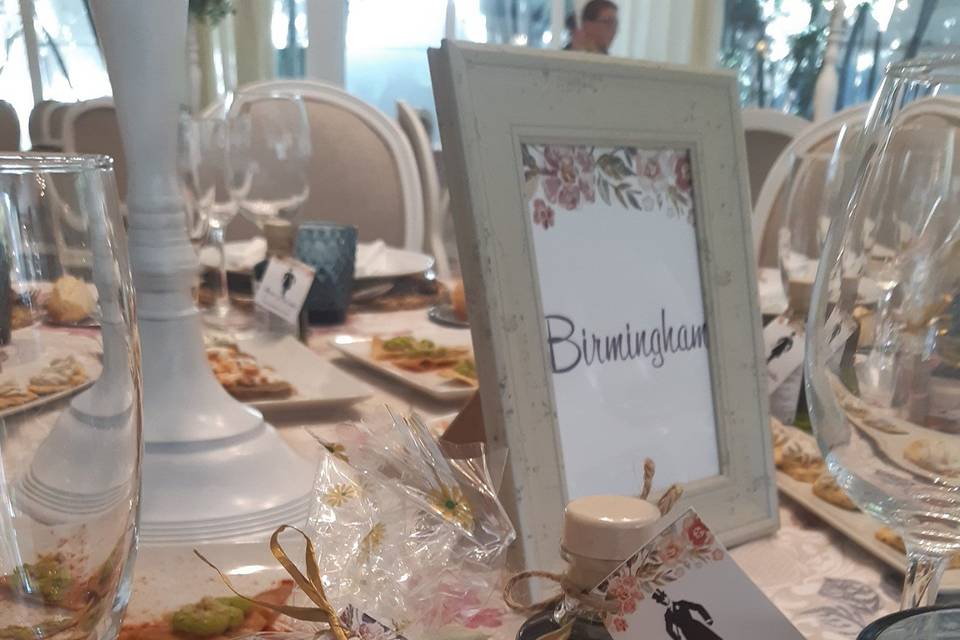 Detalles para los invitados