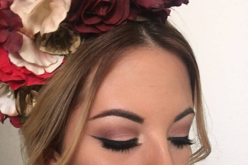 Maquillaje para invitadas flamencas