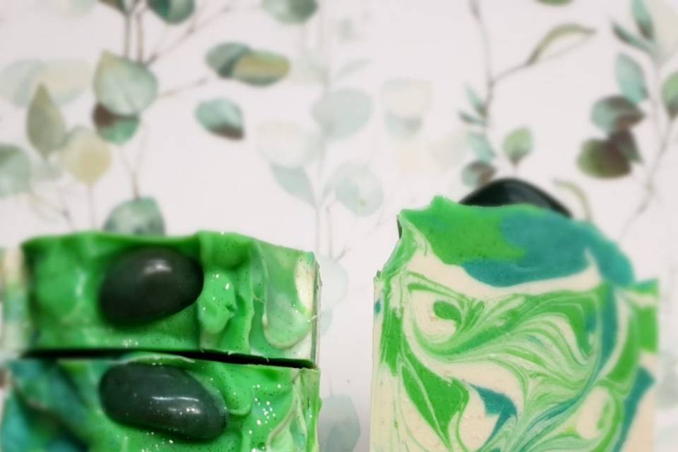 Jabón con cuarzo verde y áloe
