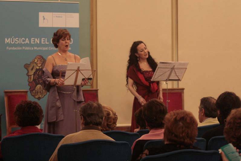 Concierto en el Casino de Huesca de dúos de soprano y mezzosoprano