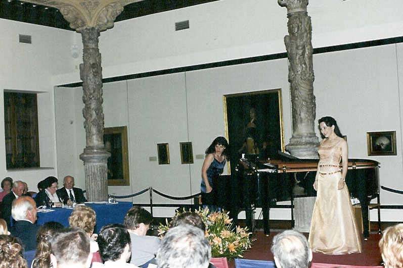 Concierto en el Patio de la Infanta presidido por Montserrat Caballé