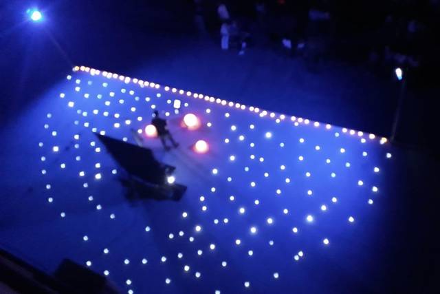 Iluminación con velas