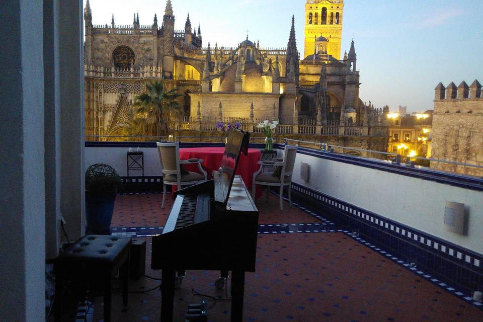 Piano de boda