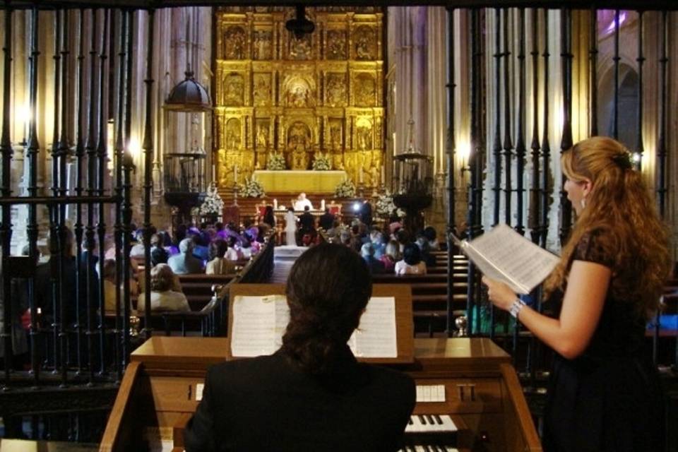 Órgano para boda religiosa