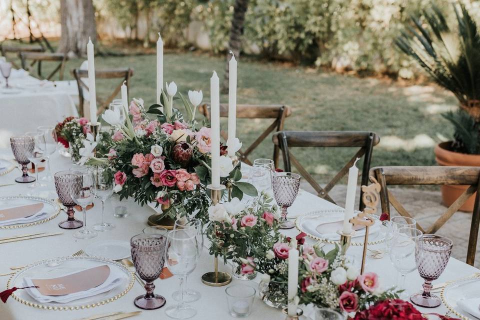 Banquete en el jardín