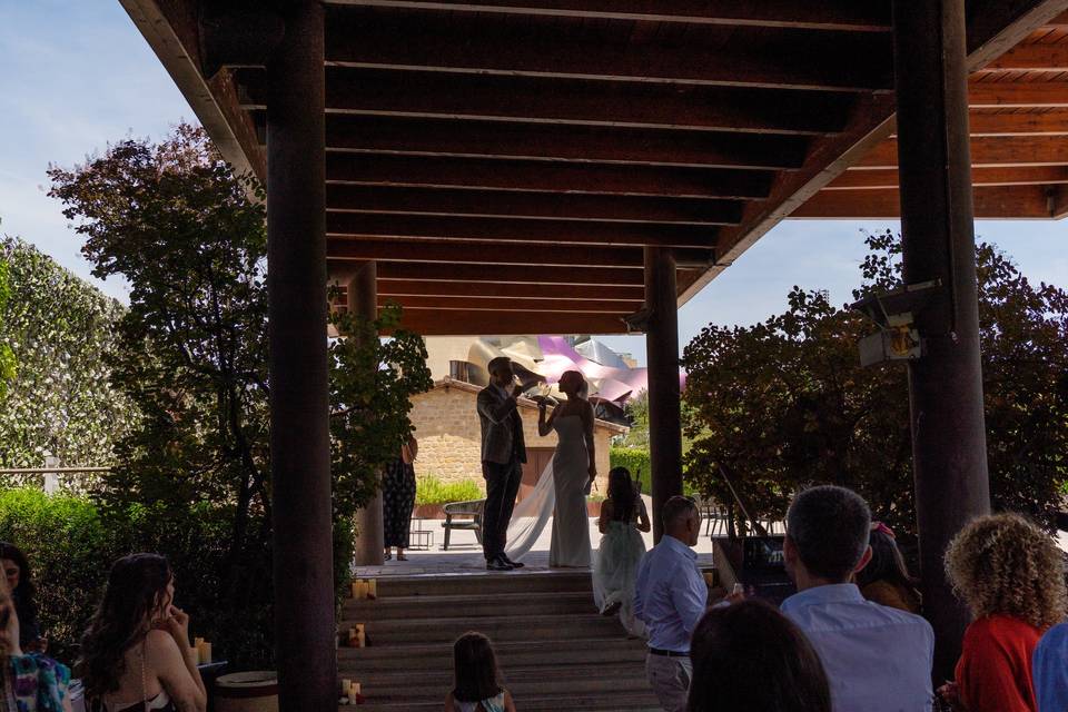 ceremonia bajo techo