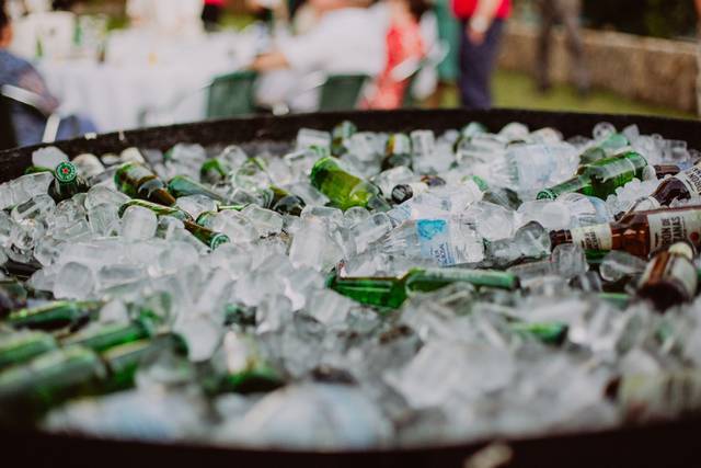 Variedad de cervezas frías
