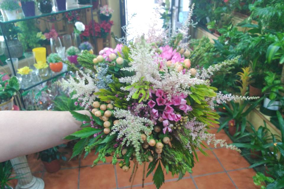 Rústico en flor