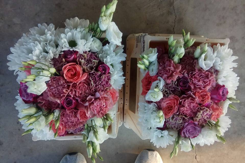 Blue Dried Flowers