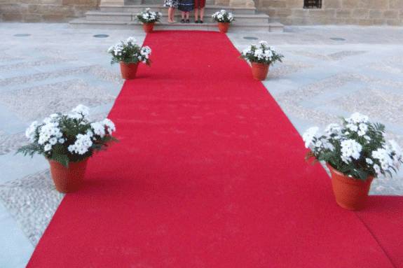 Entrada nupcial en el Parador de Úbeda