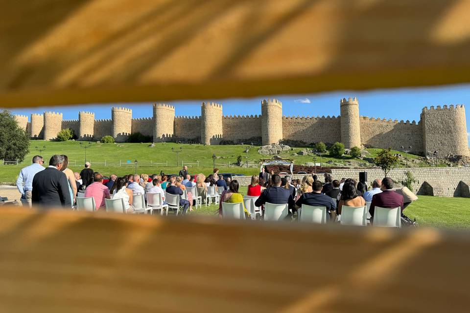 Ceremonia en Lienzo Norte