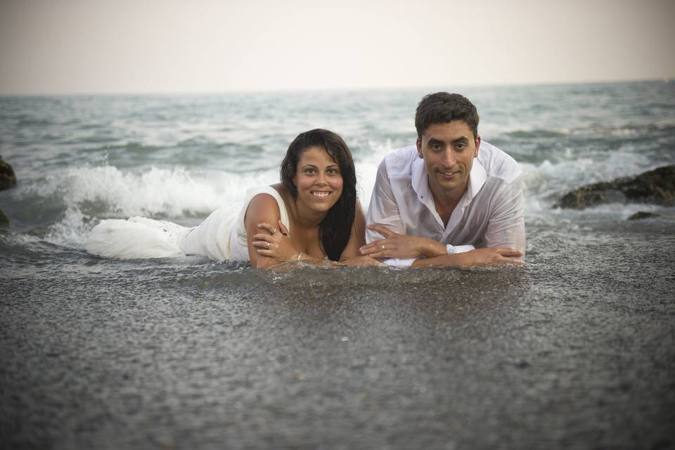 Postboda en la playa