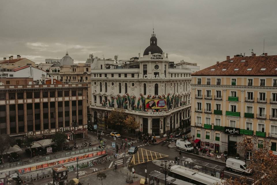 La vista desde el estudio