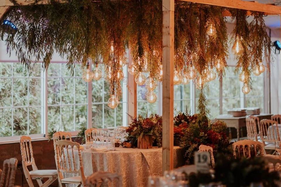 Pérgola interior