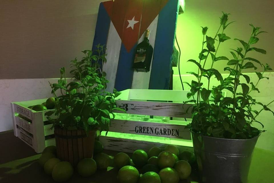 Mesa de mojitos