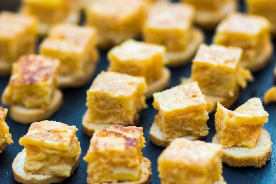 Tortilla española jugosa