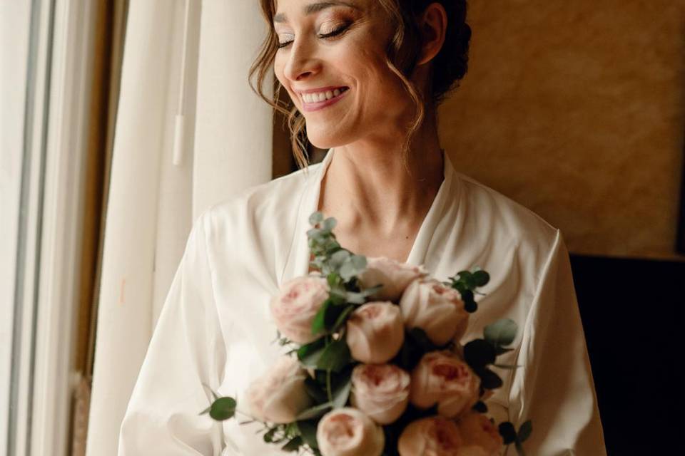 Maquillaje + recogido. Novia