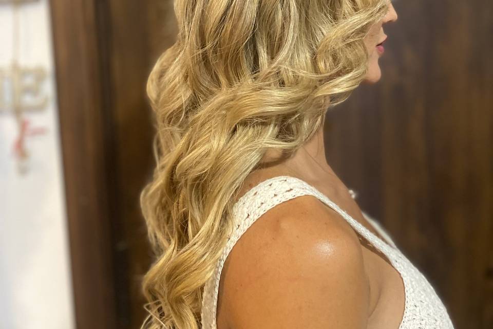 Melena suelta con onda elegant