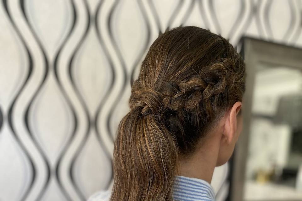 Coleta con onda glam