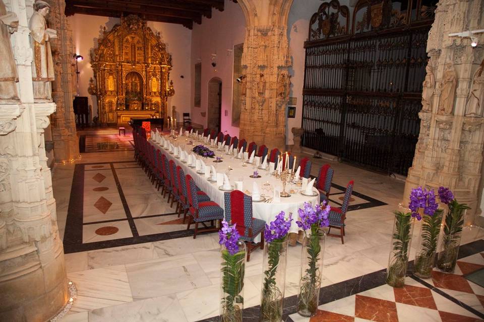 Montaje mesa boda