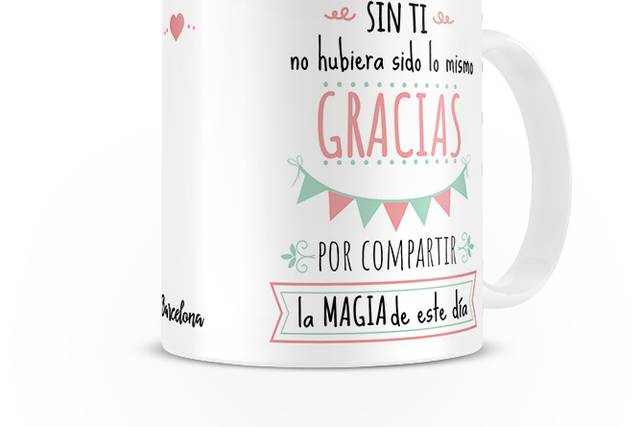 Set 2 Tazas tal para cual de Mr.Wonderful para Gente Bonita