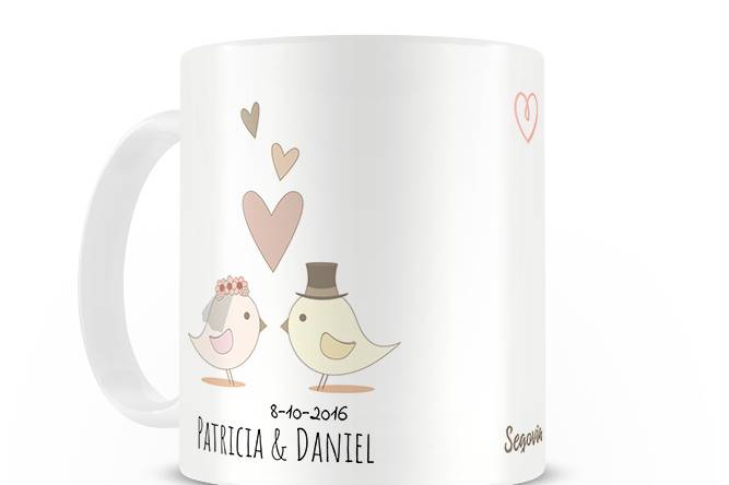 Taza de pajaritos