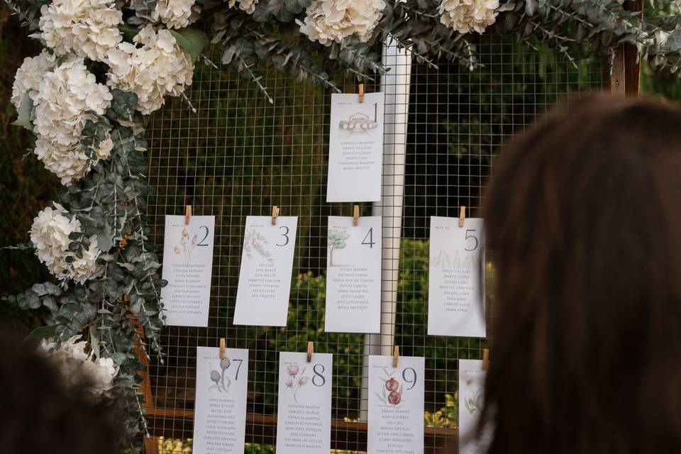 Seating plan