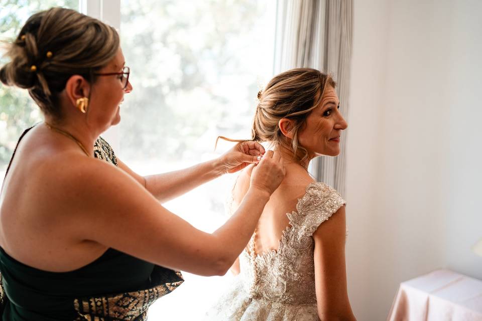 Novia sesión de boda