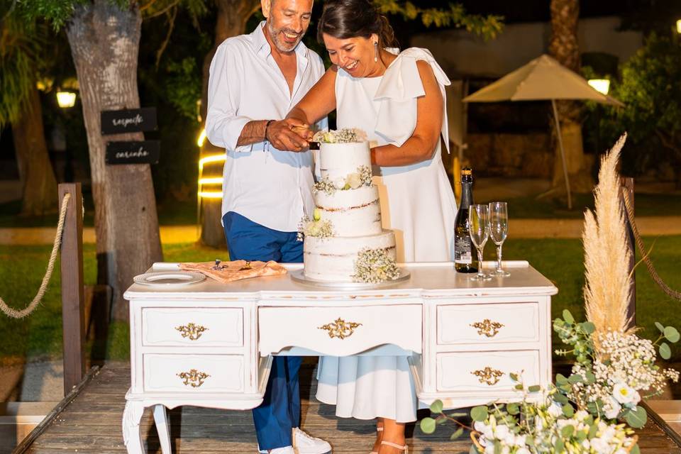 Corte de tarta