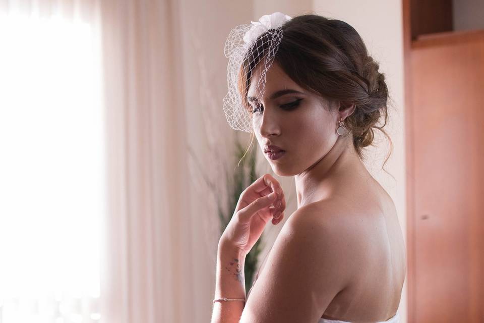 Maquillaje y recogido de novia